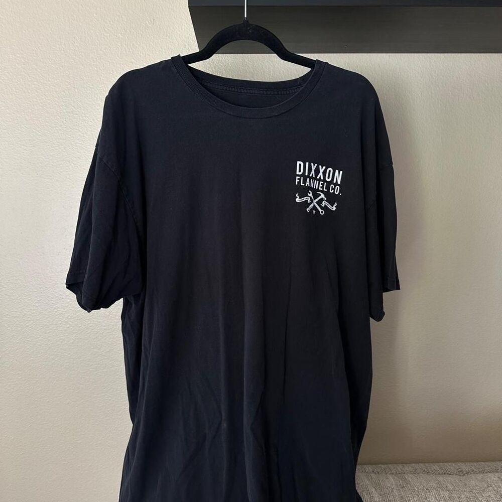 Dixxon-flannel-co Men's Black and Navy T-shirt